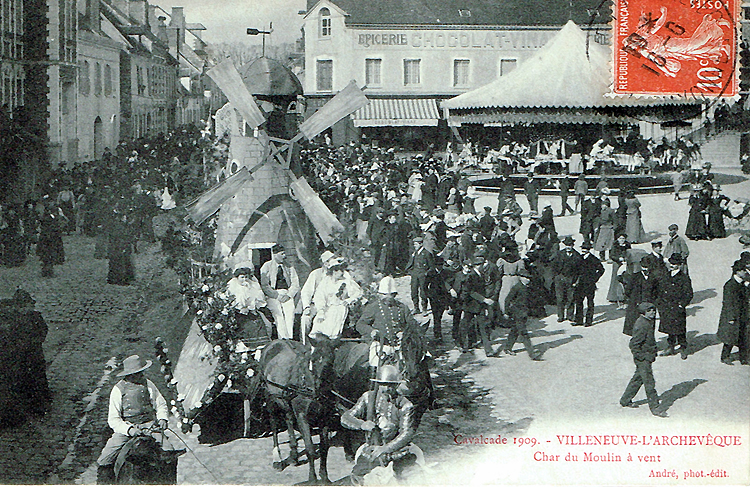Cavalcade 1909 - Char du Moulin à Vent