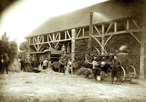 Une ferme à Villeneuve dans les années 1930